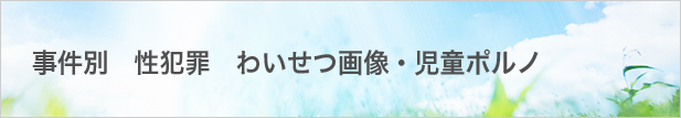 事件別:性犯罪:わいせつ画像・児童ポルノ